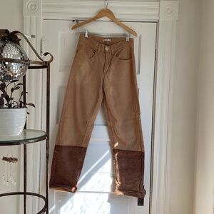 Older Brother Waxed Panel Pants